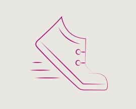 ჩქარი სიარულზე მორგებული ფეხსაცმელი თრომბოზის პროფილაქტიკისთვის