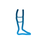 დაჭიმულობის შეგრძნების, როგორც ვენური უკმარისობით გამოწვეული სიმპტომის სიმბოლო