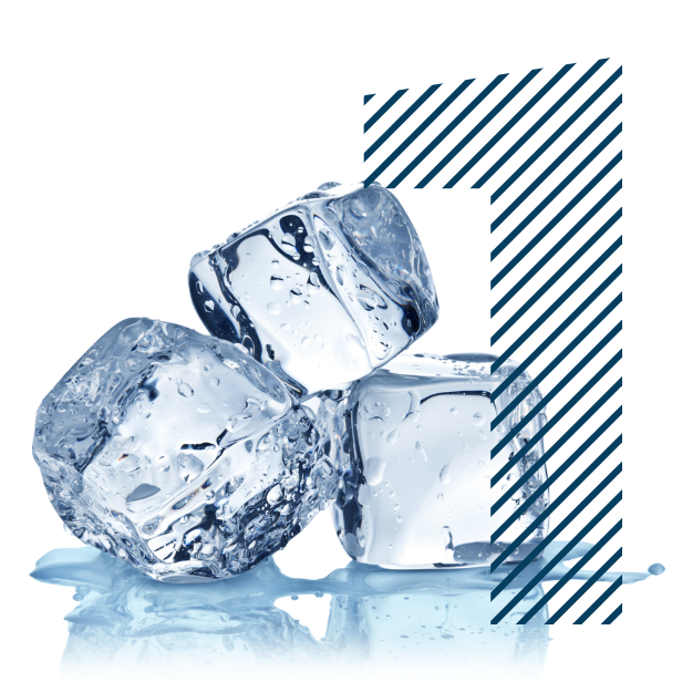 ყინულის, როგორც ჰემატომების შესამცირებელი გამაგრილებელი ეფექტის სიმბოლო