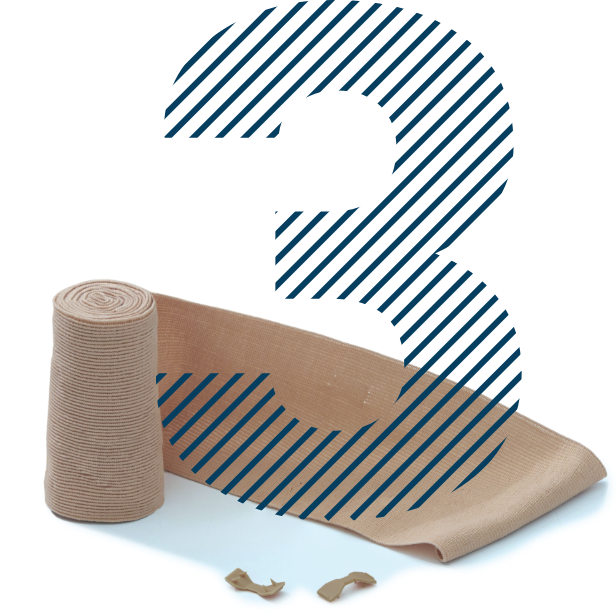 ჰემატომების სამკურნალოდ გამოსაყენებელი სახვევის გამოსახულება